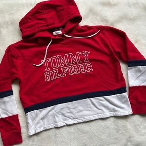 Vintage Tommy Hilfiger Crop Hoodie